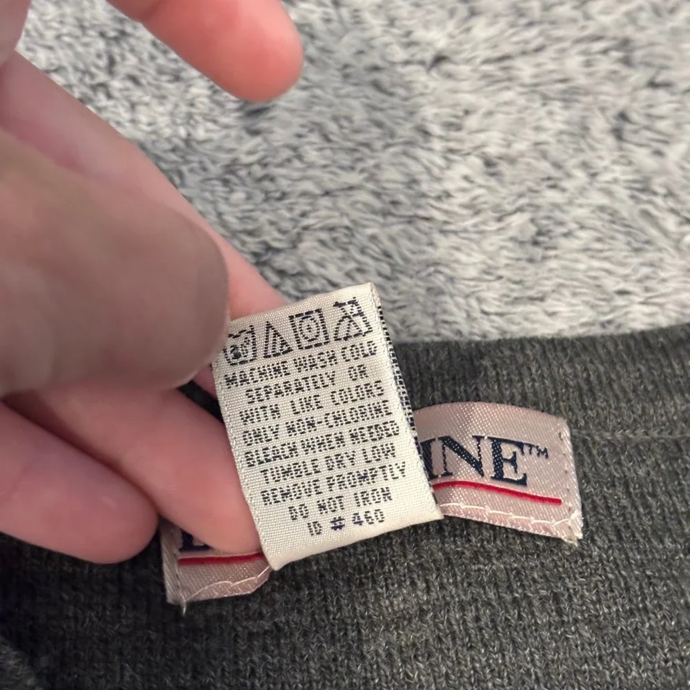 Vtg Benchline Sweater Vest Men Preppy Stripe V-Neck Wool Blend Large Retro 21303